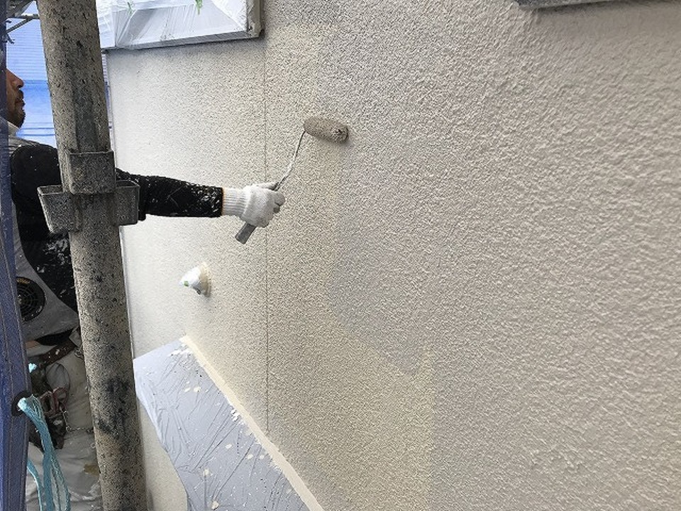 外壁　上塗り