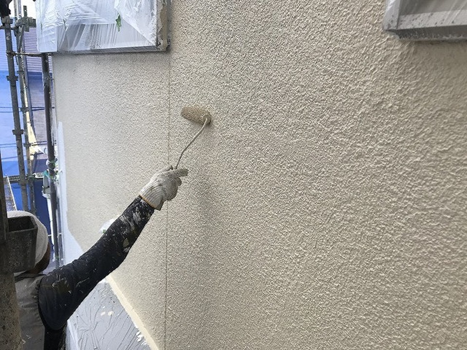外壁　中塗り
