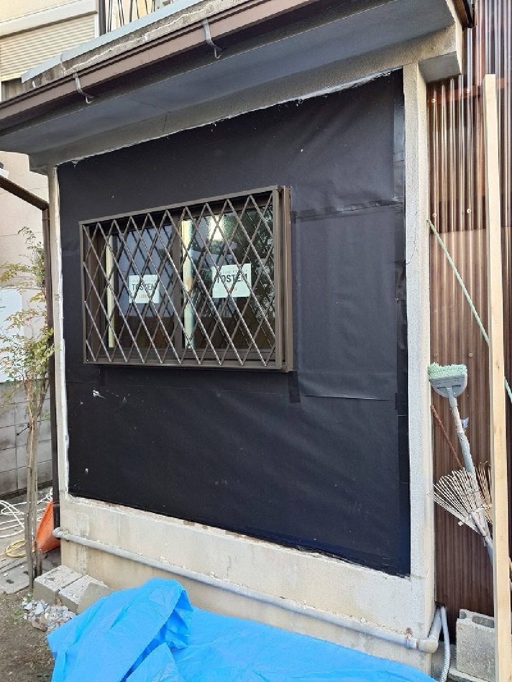補強工事　窓取付
